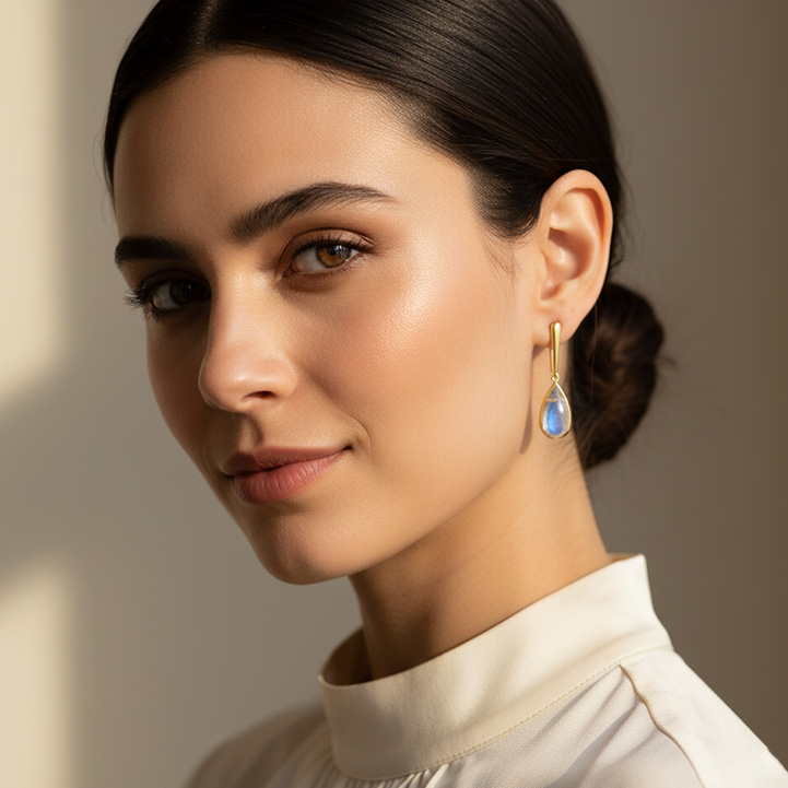 Earrings That Frame Expression